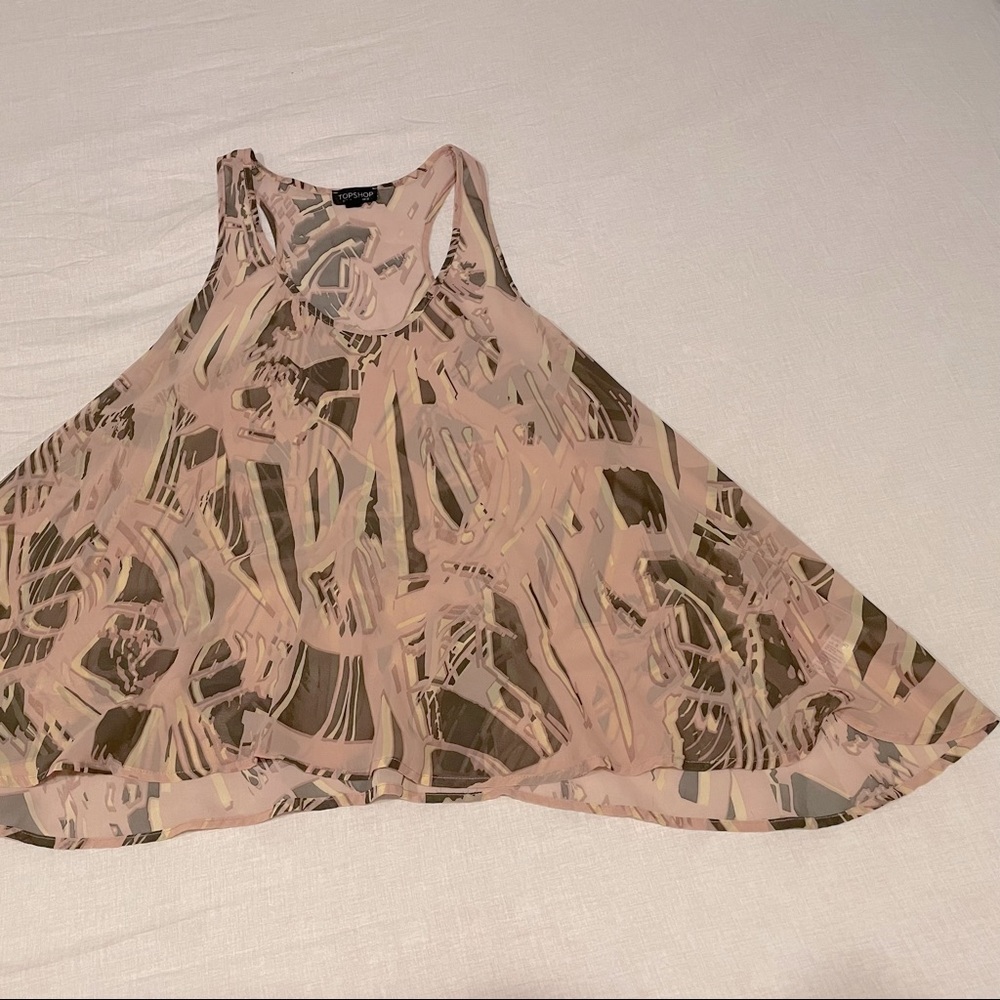 Topshop MultiColour Tank Top